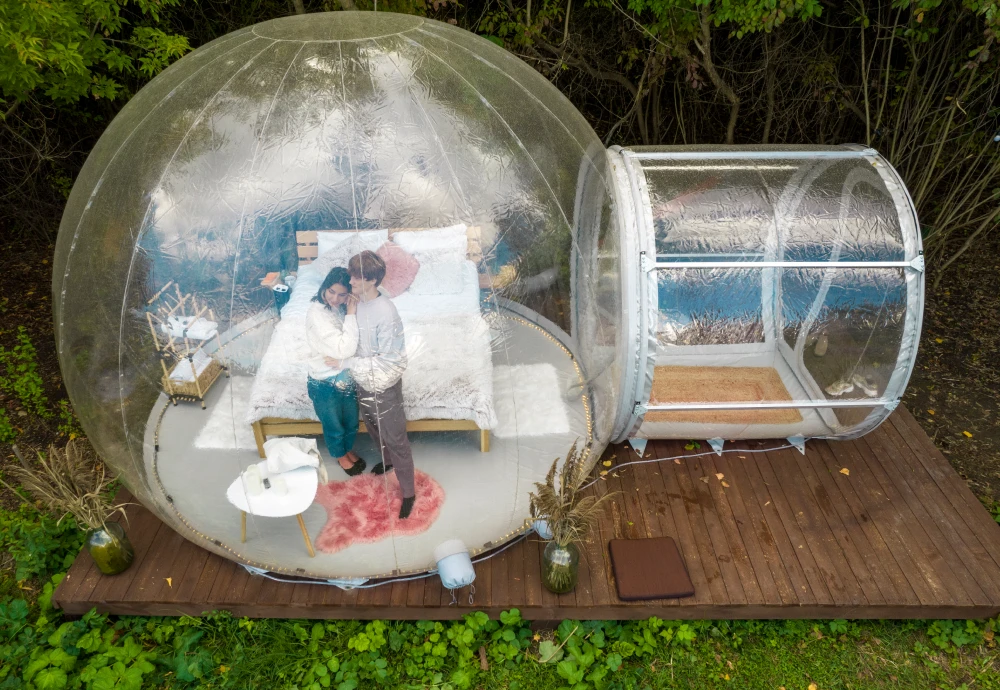 inflatable bubble bed tent