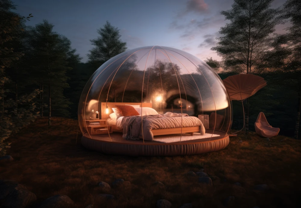 inflatable bubble tent