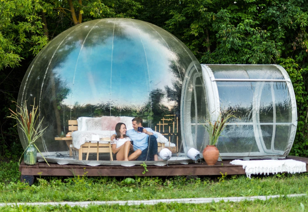 clear bubble tents