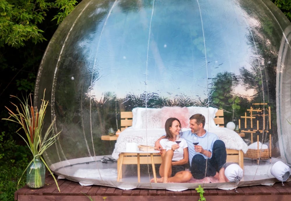 inflatable bubble tent